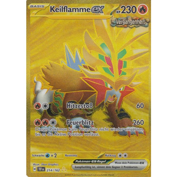 Keilflamme-ex 214/162 Hyper Rare