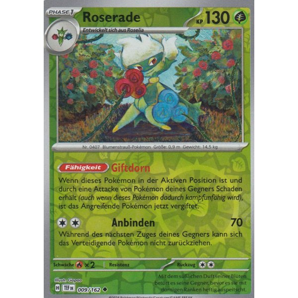 Roserade 009/162 REVERSE HOLO