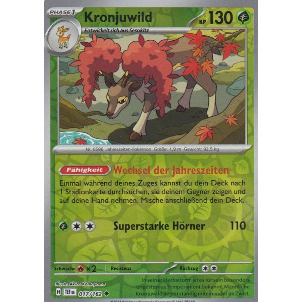 Kronjuwild 017/162 REVERSE HOLO