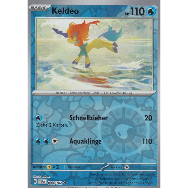 Keldeo 044/162 REVERSE HOLO