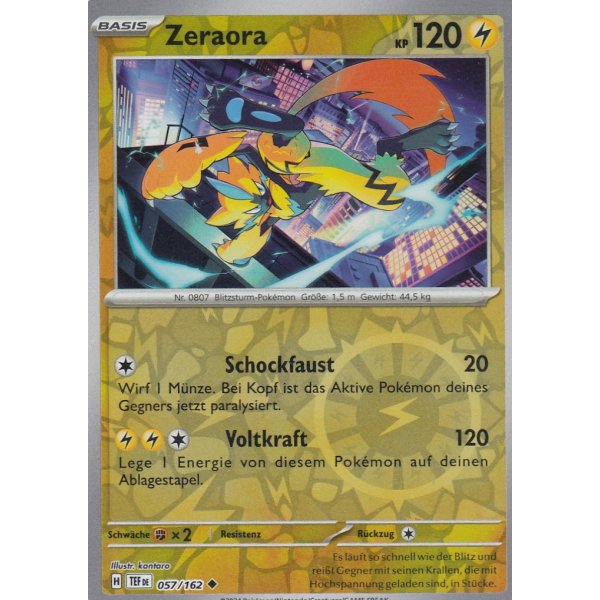 Zeraora 057/162 REVERSE HOLO