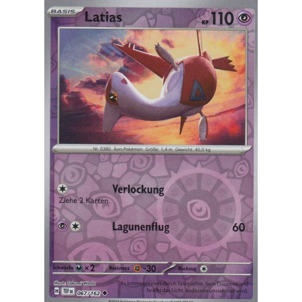 Latias 067/162 REVERSE HOLO