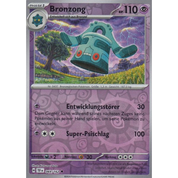 Bronzong 069/162 REVERSE HOLO