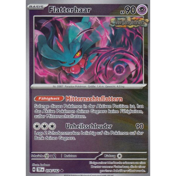 Flatterhaar 078/162 Holo REVERSE HOLO