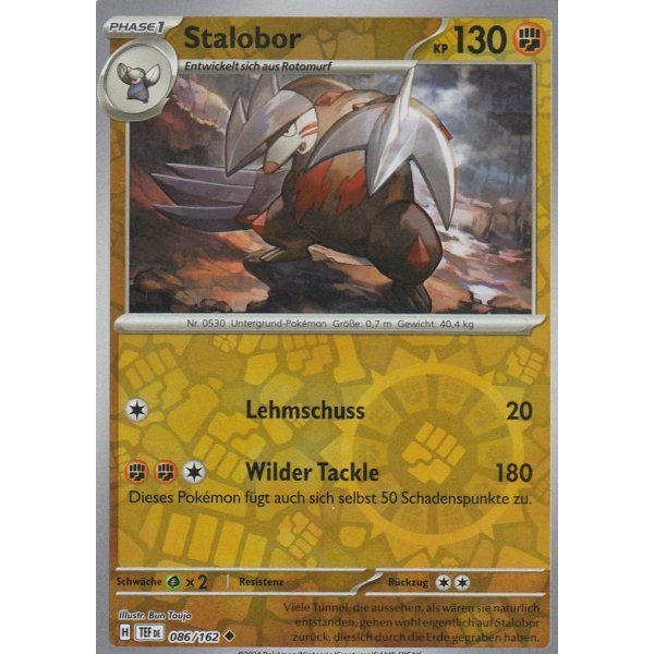 Stalobor 086/162 REVERSE HOLO