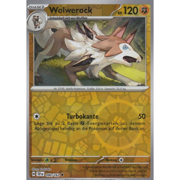 Wolwerock 090/162 REVERSE HOLO