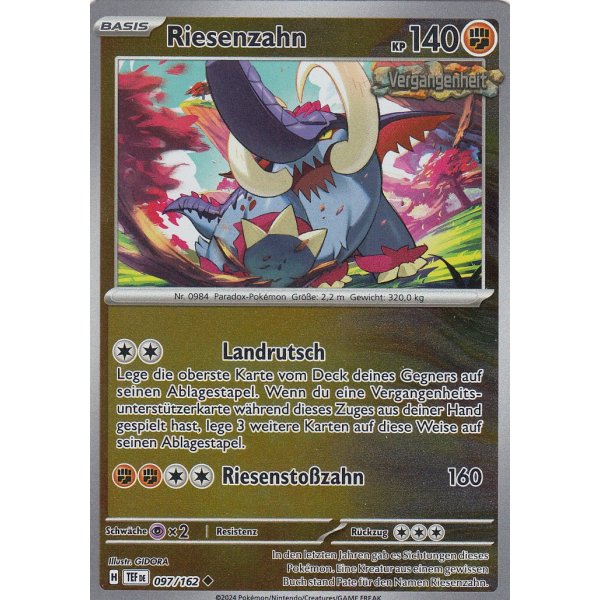 Riesenzahn 097/162 REVERSE HOLO