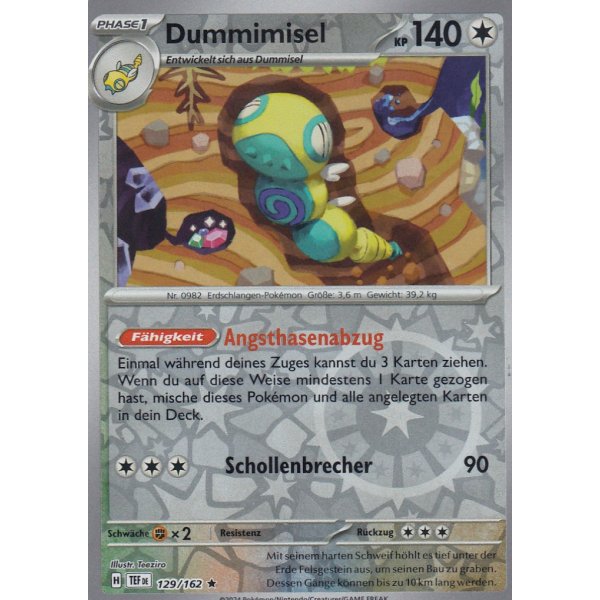Dummimisel 129/162 Holo REVERSE HOLO