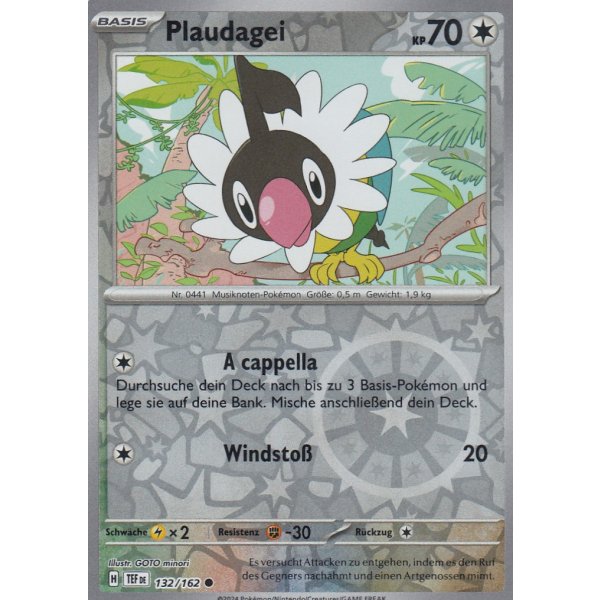 Plaudagei 132/162 REVERSE HOLO