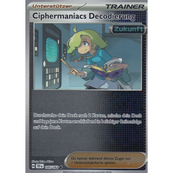 Ciphermaniacs Decodierung 145/162 REVERSE HOLO