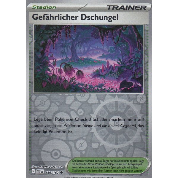 Gef&auml;hrlicher Dschungel 156/162 REVERSE HOLO