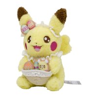 Pikachu Pokemon Pl&uuml;schfigur - Yum Yum Easter Kollektion 2024