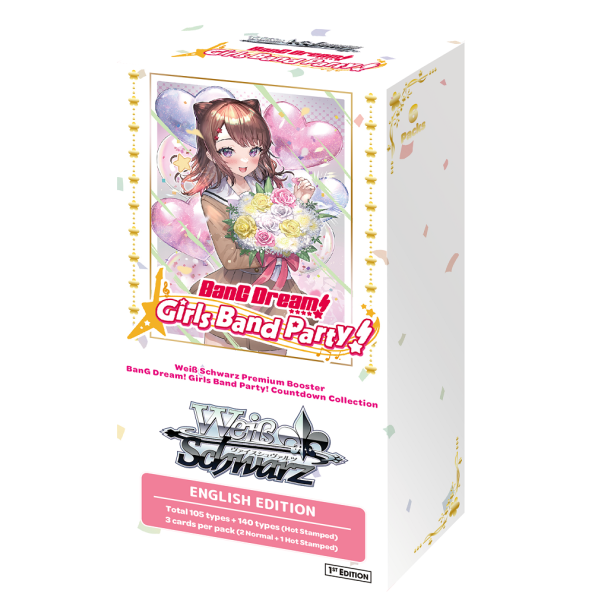 Weiss Schwarz - BanG Dream! Girls Band Party! Countdown Collection Premium Booster Display (englisch)
