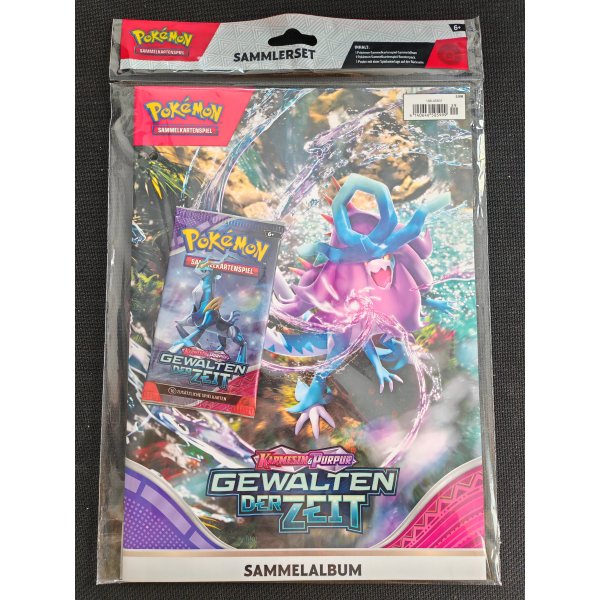 Pokemon Karmesin und Purpur Gewalten der Zeit Sammler-Kit (inkl. Booster)