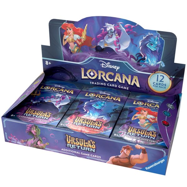 Disney Lorcana: Ursulas Return - Display mit 24 Booster Packs (englisch)