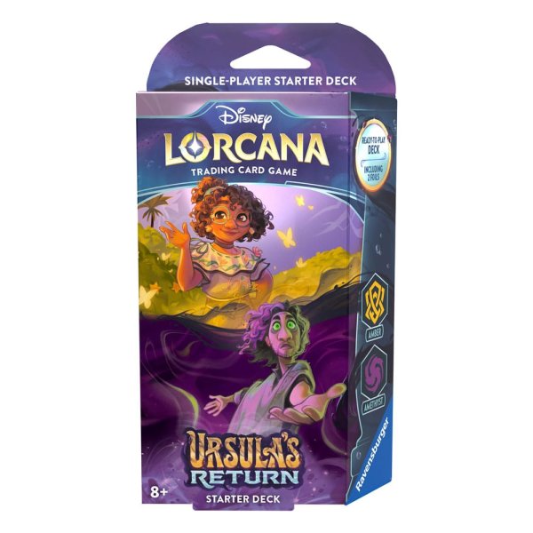 Disney Lorcana: Ursulas Return - Starter Deck Amber und Amethyst (englisch)
