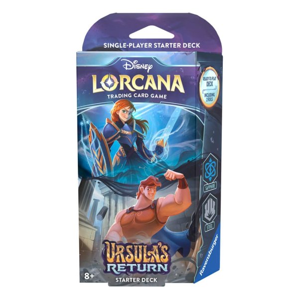 Disney Lorcana: Ursulas Return - Starter Deck Sapphire und Steel (englisch)