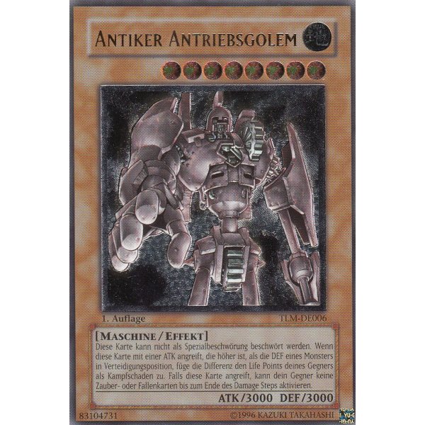 Antiker Antriebsgolem (Ultimate Rare) TLM-DE006umr