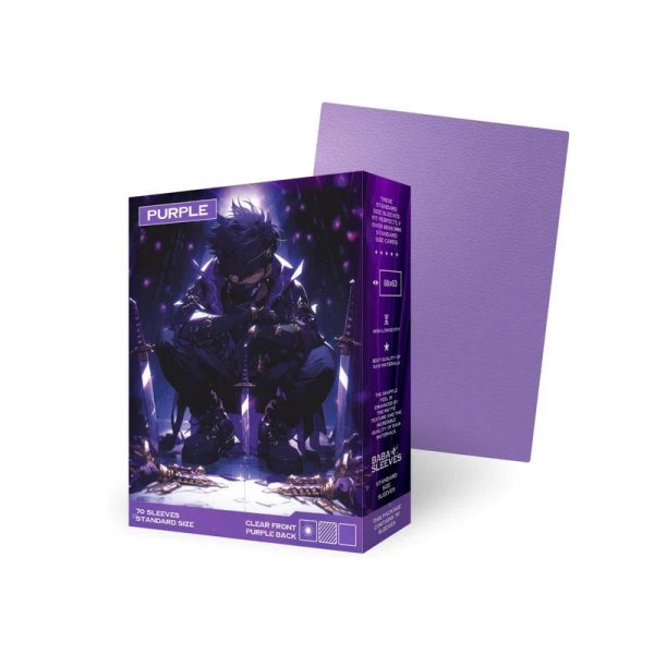 Baba Sleeves Standardgr&ouml;&szlig;e Purple / Lila (70 Kartenh&uuml;llen)