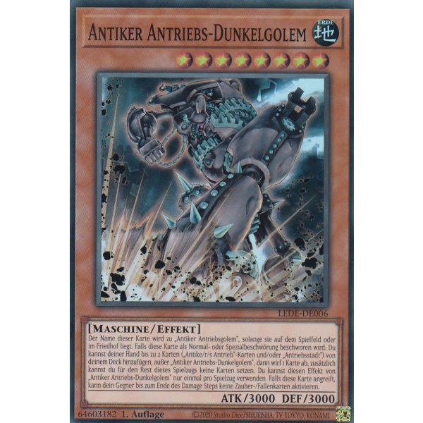 Antiker Antriebs-Dunkelgolem LEDE-DE006