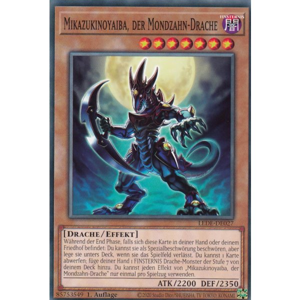 Mikazukinoyaiba, der Mondzahn-Drache LEDE-DE027