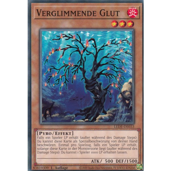Verglimmende Glut LEDE-DE033