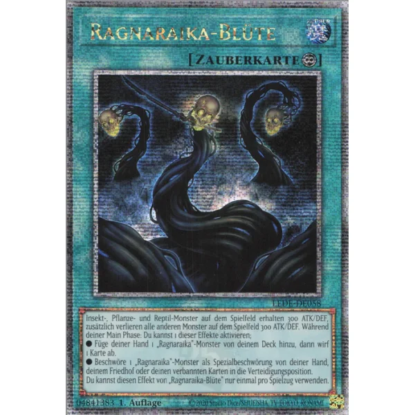 Ragnaraika-Bl&uuml;te Quarter Century Secret Rare LEDE-DE058 (Quarter Century Secret Rare)