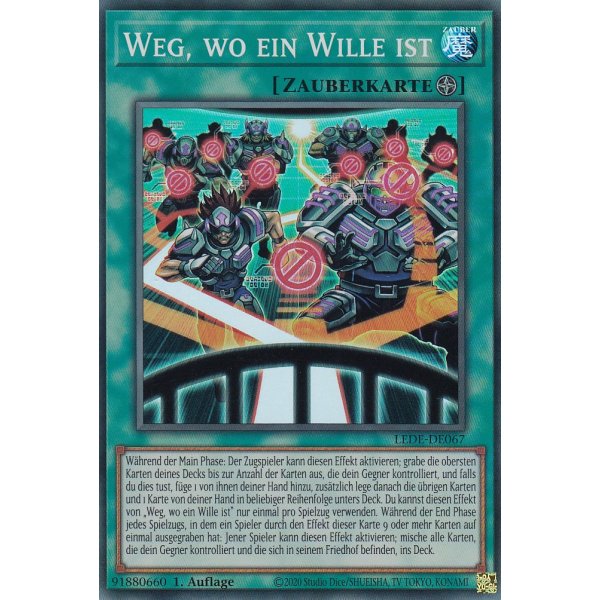 Weg, wo ein Wille ist LEDE-DE067