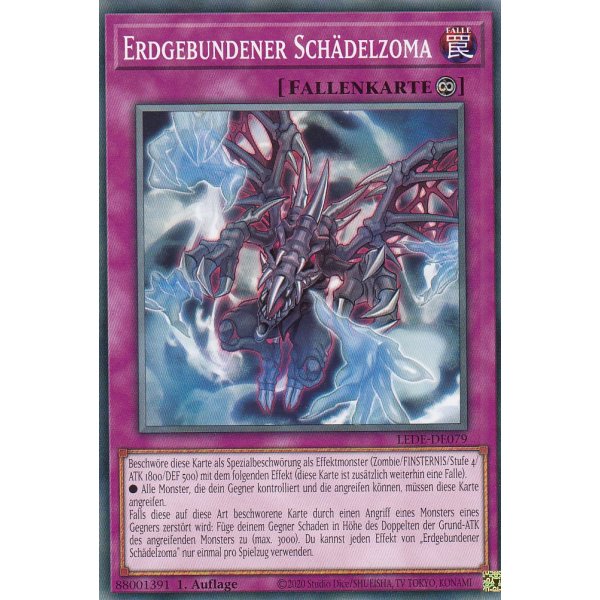 Erdgebundener Sch&auml;delzoma LEDE-DE079