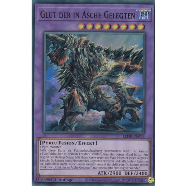 Glut der in Asche Gelegten LEDE-DE093