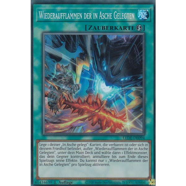 Wiederaufflammen der in Asche Gelegten LEDE-DE094