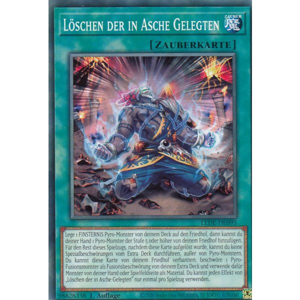 L&ouml;schen der in Asche Gelegten LEDE-DE095