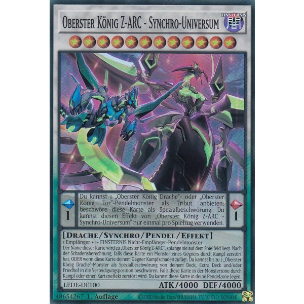 Oberster K&ouml;nig Z-ARC &ndash; Synchro-Universum LEDE-DE100