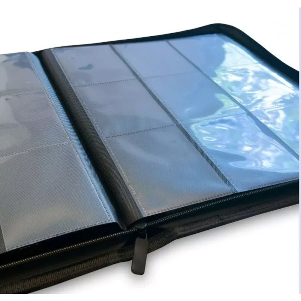 Protect Your Monsters 9-Pocket Toploader Zippered-Binder - Schwarz