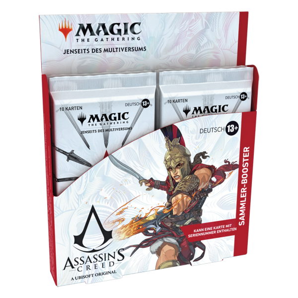 Assassins Creed Collectors Booster Display (12 Packs, deutsch)