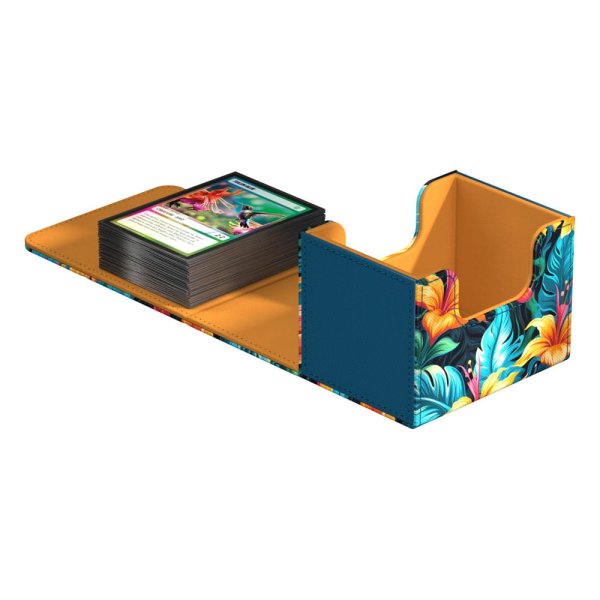 Ultimate Guard Sidewinder 100+ XenoSkin Floral Places Tulum Blue