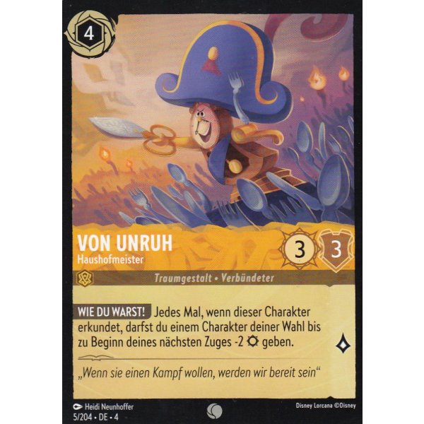 Von Unruh - Haushofmeister  4URS-005