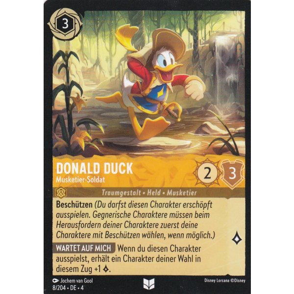 Donald Duck - Musketier-Soldat 4URS-008