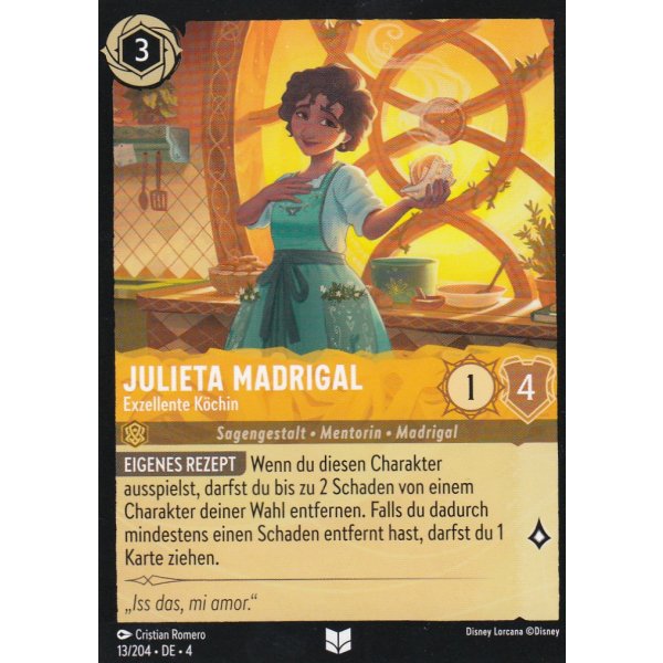 Julieta Madrigal - Exellente K&ouml;chin 4URS-013