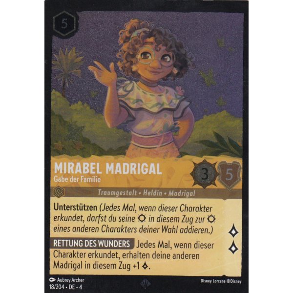 Mirabel Madrigal - Gabe der Familie 4URS-018-Holo