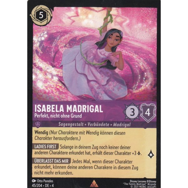 Isabela Madrigal - Perfekt, nicht ohne Grund 4URS-045