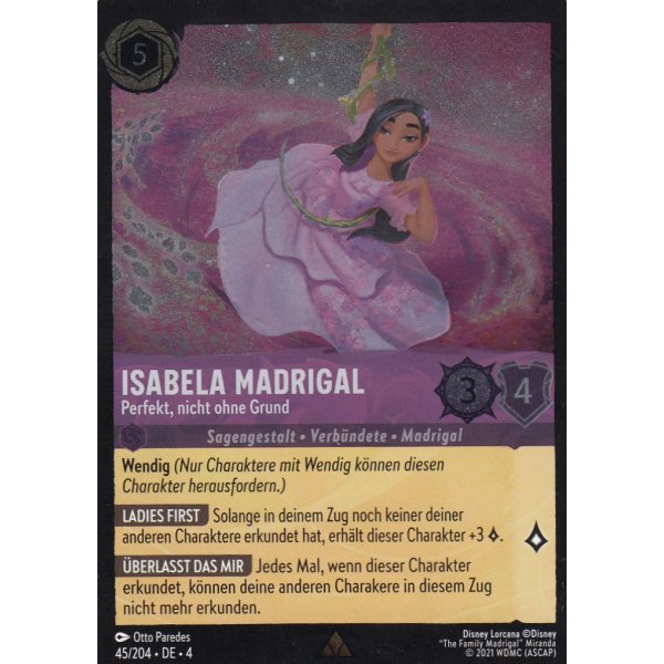 Isabela Madrigal - Perfekt, nicht ohne Grund 4URS-045-Holo