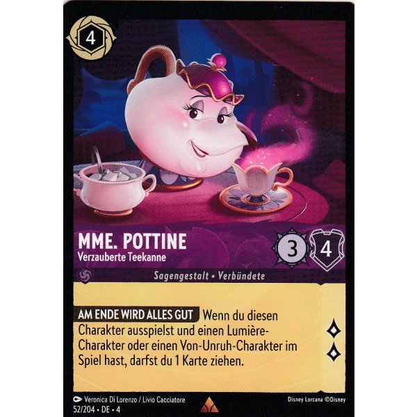 Mme. Pottine - Verzauberte Teekanne 4URS-052