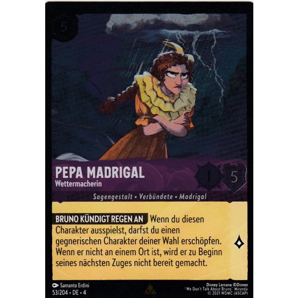 Pepa Madrigal - Wettermacherin  4URS-053-Holo