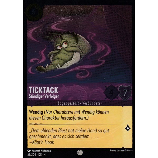 Ticktack - St&auml;ndiger Verfolger  4URS-056-Holo