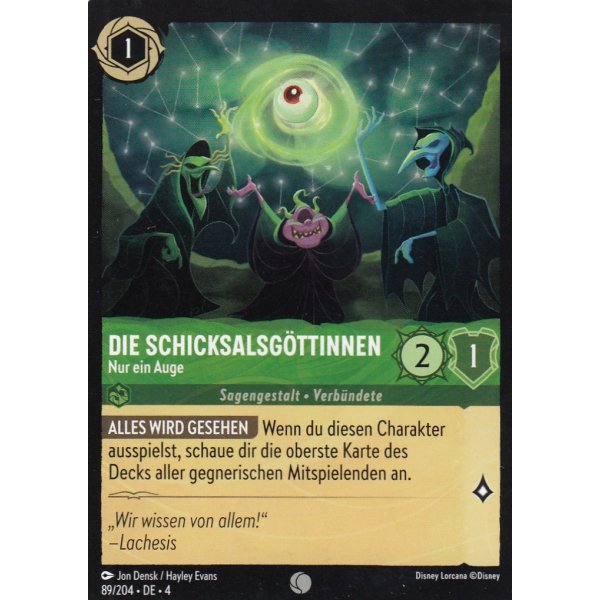 Die Schicksalsg&ouml;ttinnen - Nur ein Auge  4URS-089