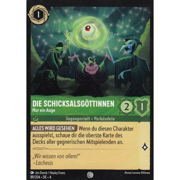 Die Schicksalsg&ouml;ttinnen - Nur ein Auge  4URS-089-Holo