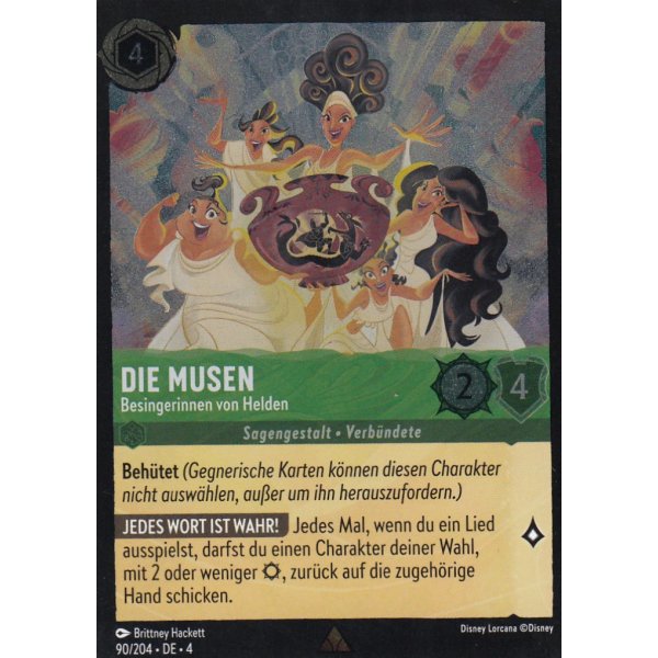 Die Musen - Besingerinnen von Helden  4URS-090-Holo