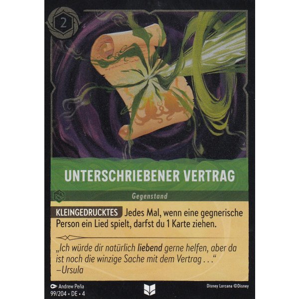 Unterschriebener Vertrag 4URS-099-Holo