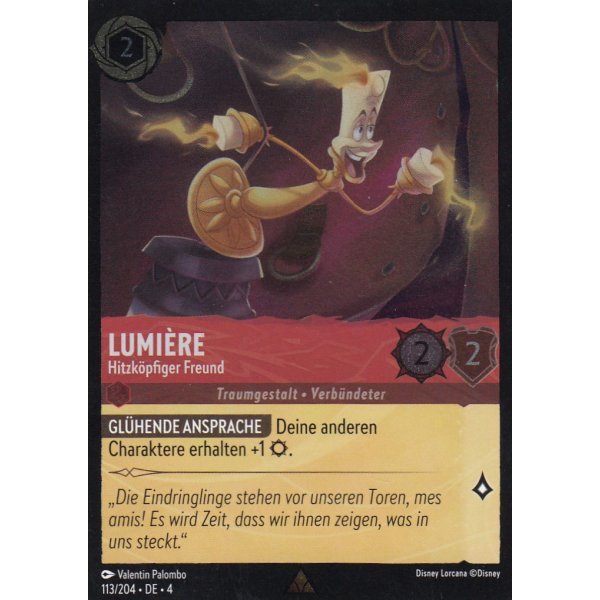 Lumiere - Hitzk&ouml;pfiger Freund 4URS-113-Holo